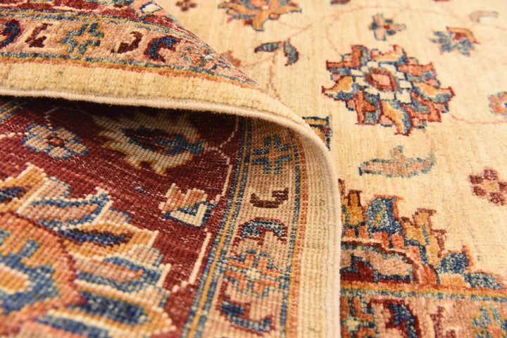 5' 3 x 6' 10 Hand Knotted Peshawar Ziegler Rug