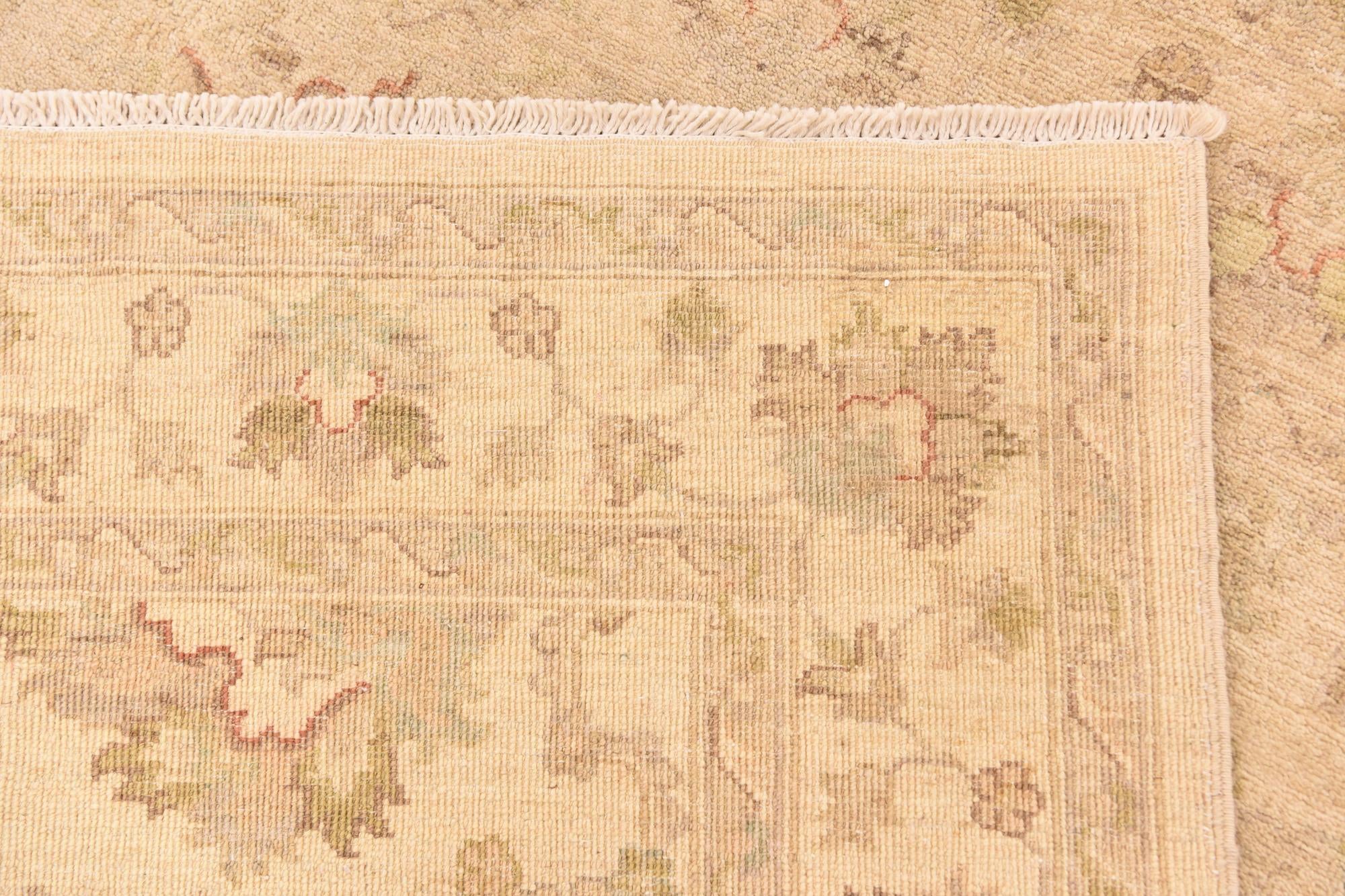 4' x 6' 1 Hand Knotted Peshawar Ziegler Rug