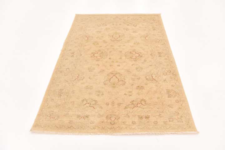 4' x 6' 1 Hand Knotted Peshawar Ziegler Rug