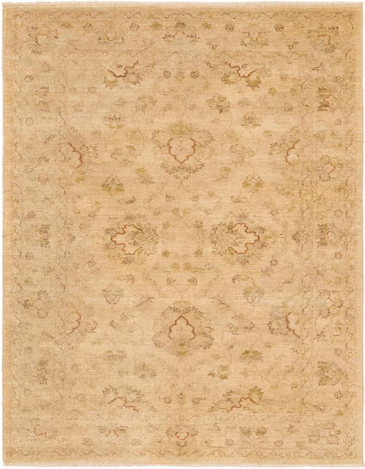 Detail image of 4' x 6' 1 Hand Knotted Peshawar Ziegler Rug