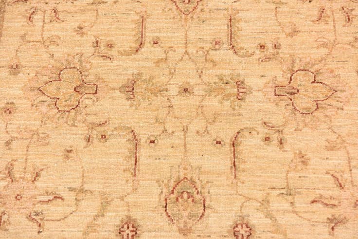 Detail image of 4' x 6' Hand Knotted Peshawar Ziegler Rug