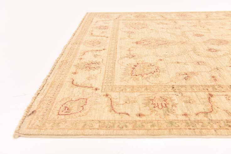 Detail image of 4' x 6' Hand Knotted Peshawar Ziegler Rug