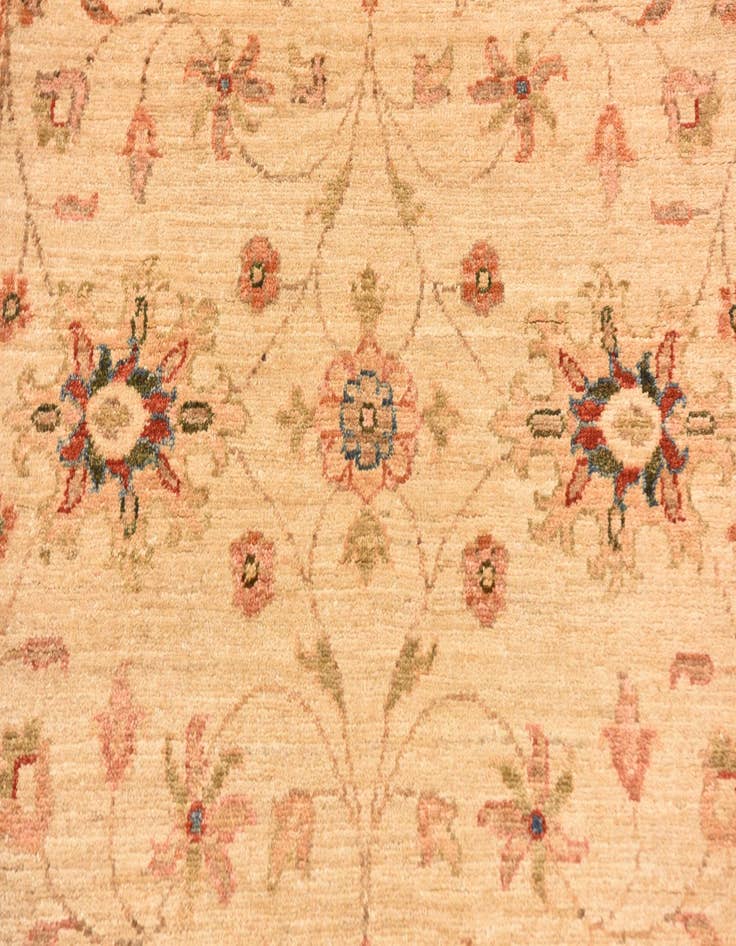 Detail image of 4' x 6' Hand Knotted Peshawar Ziegler Rug