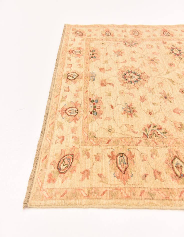 Detail image of 4' x 6' Hand Knotted Peshawar Ziegler Rug