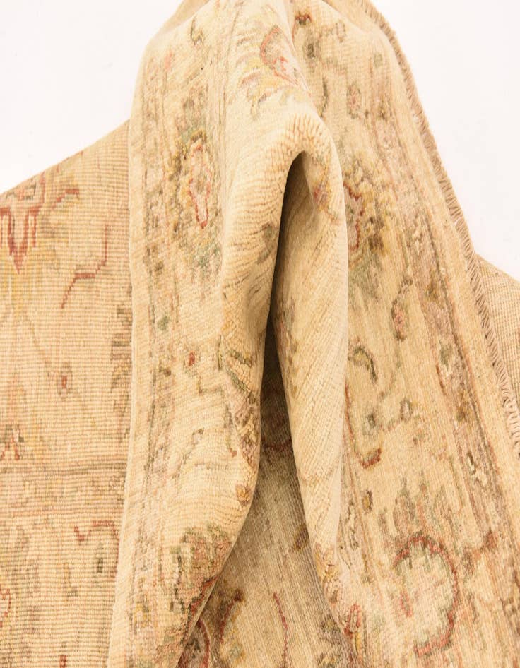 Detail image of 4' 1 x 6'  Hand Knotted Peshawar Ziegler Rug