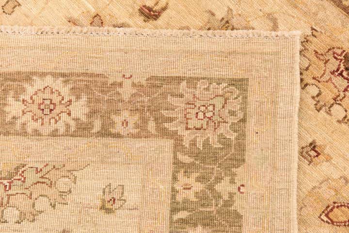4' x 5' 8 Hand Knotted Peshawar Ziegler Rug