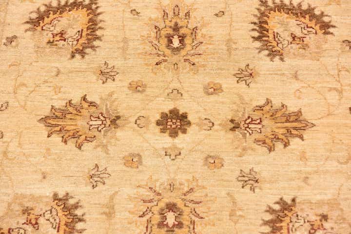 4' x 5' 8 Hand Knotted Peshawar Ziegler Rug