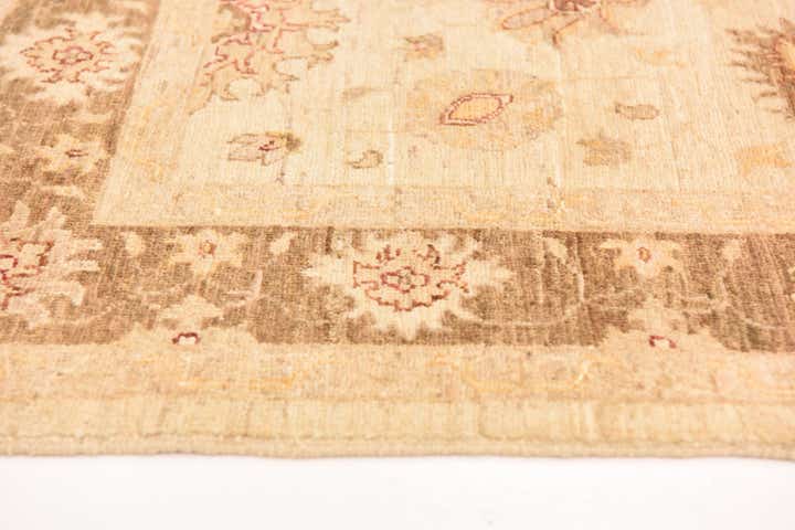 4' x 5' 8 Hand Knotted Peshawar Ziegler Rug