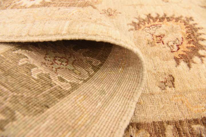 4' x 5' 8 Hand Knotted Peshawar Ziegler Rug