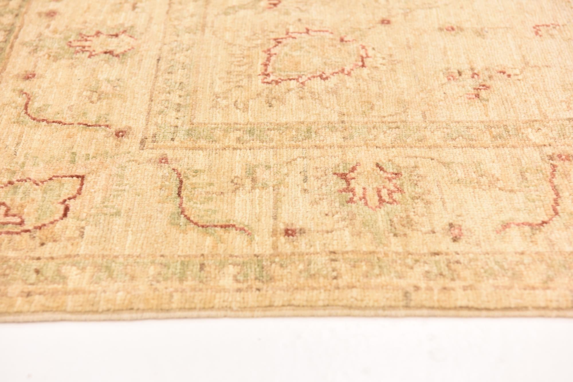 120cm x 190cm Hand Knotted Peshawar Ziegler Rug