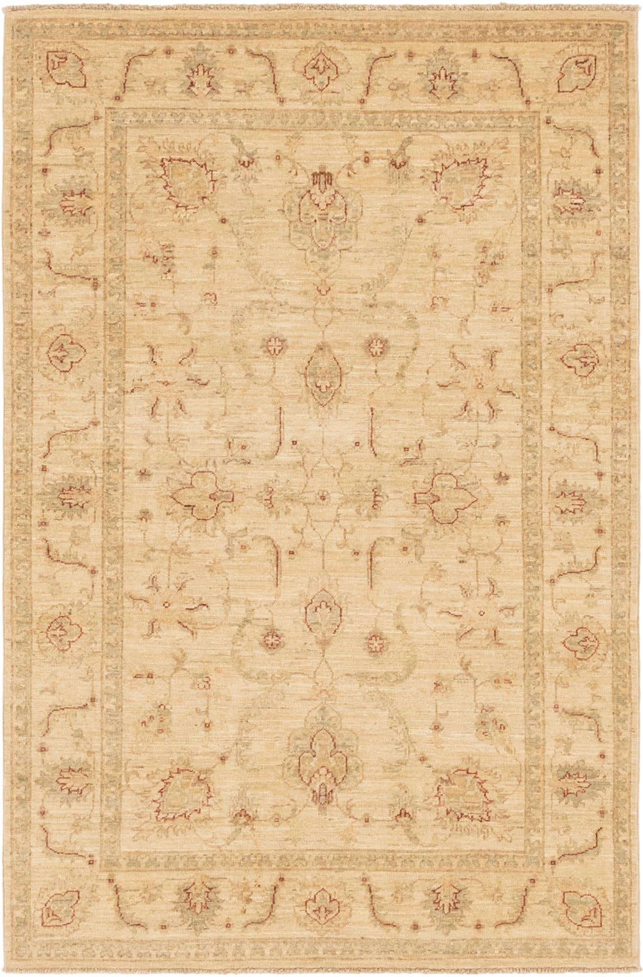 120cm x 190cm Hand Knotted Peshawar Ziegler Rug
