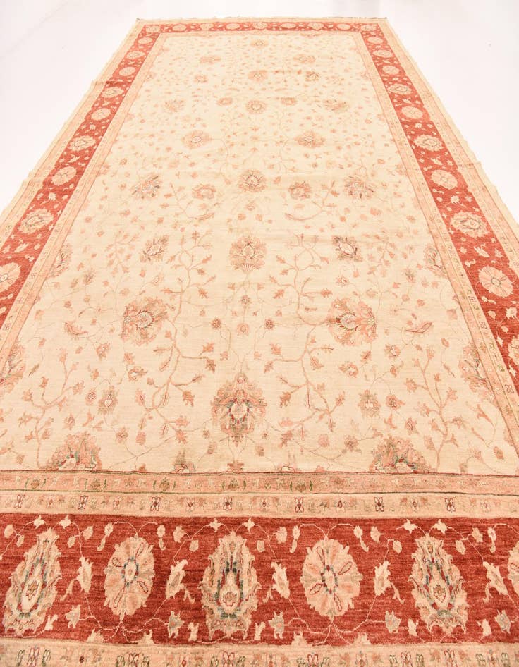 Detail image of 13' x 19' 1  Hand Knotted Peshawar Ziegler Rug