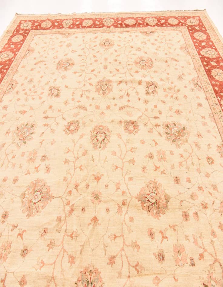 Detail image of 13' x 19' 1  Hand Knotted Peshawar Ziegler Rug