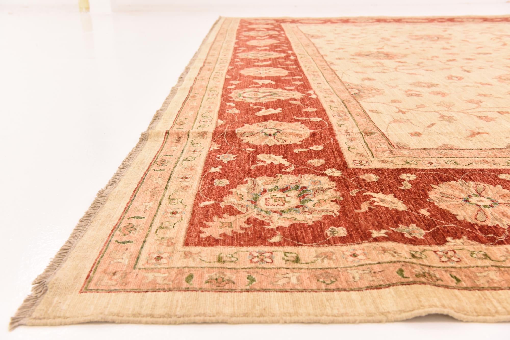 13' x 19' 1 Hand Knotted Peshawar Ziegler Rug