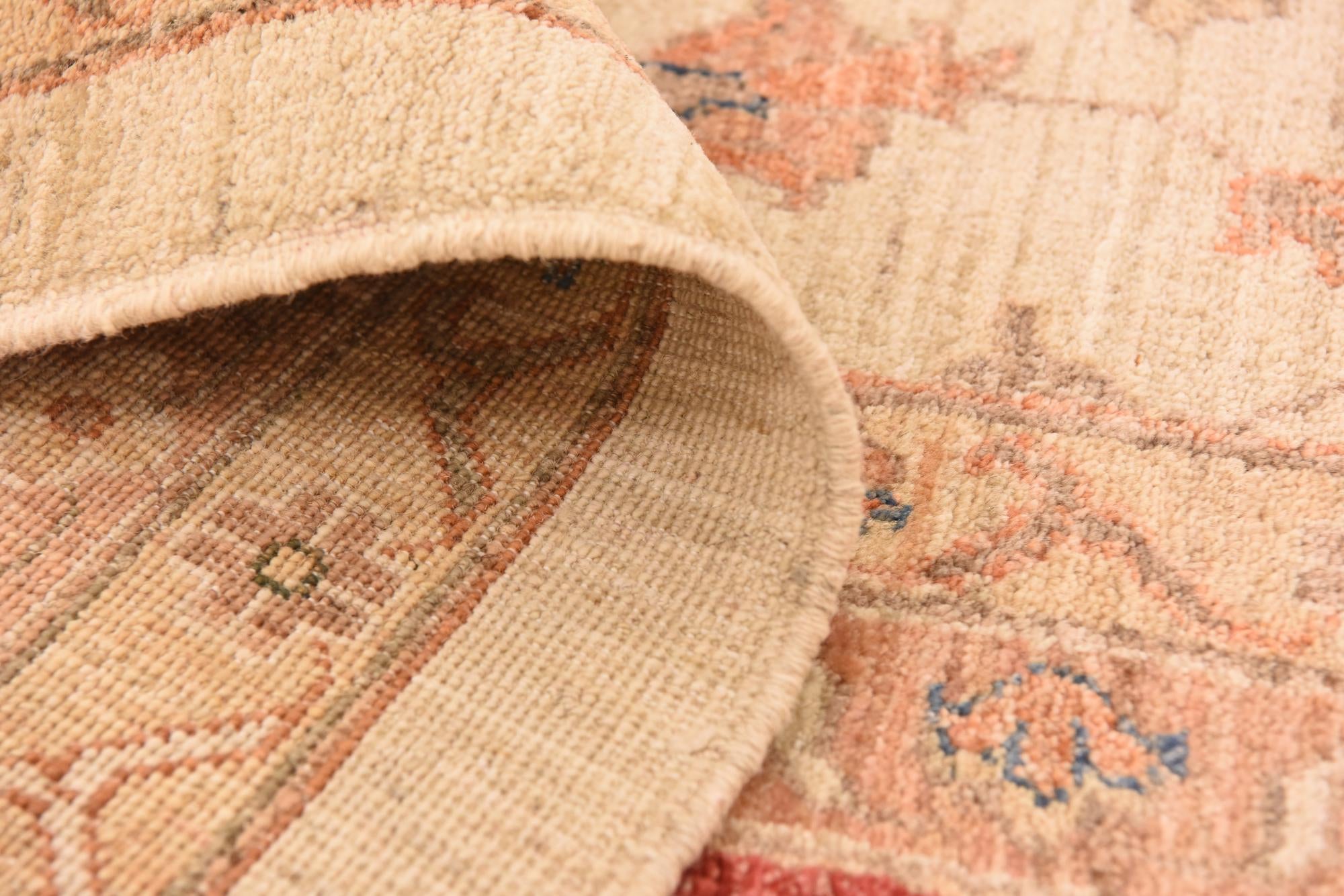 13' 2 x 17' 8 Hand Knotted Peshawar Ziegler Rug