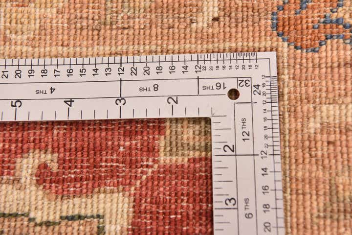 13' 2 x 17' 8 Hand Knotted Peshawar Ziegler Rug