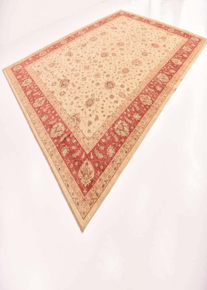 13' 2 x 17' 8 Hand Knotted Peshawar Ziegler Rug