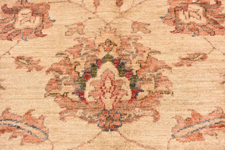 Detail image of 13' 2 x 17' 8 Hand Knotted Peshawar Ziegler Rug
