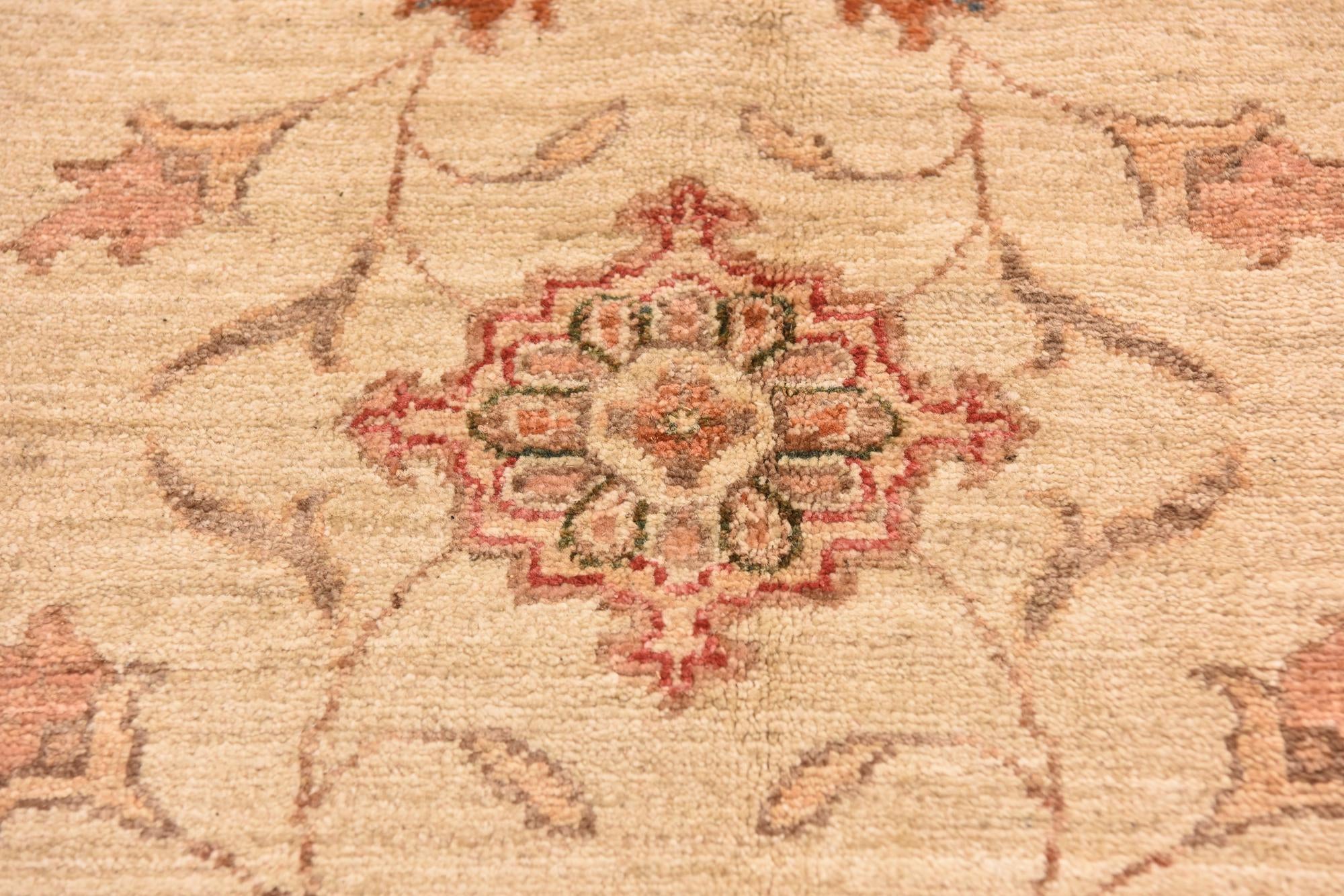 13' 2 x 17' 8 Hand Knotted Peshawar Ziegler Rug