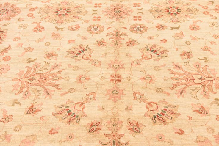 Detail image of 295cm x 390cm anudado a mano Peshawar Ziegler Alfombra
