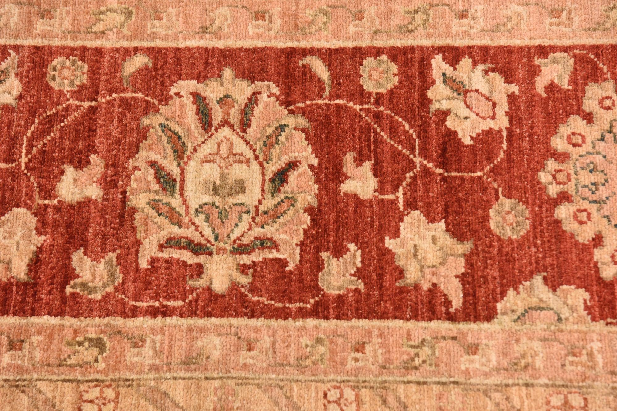 9' 9 x 12' 9 Hand Knotted Peshawar Ziegler Rug