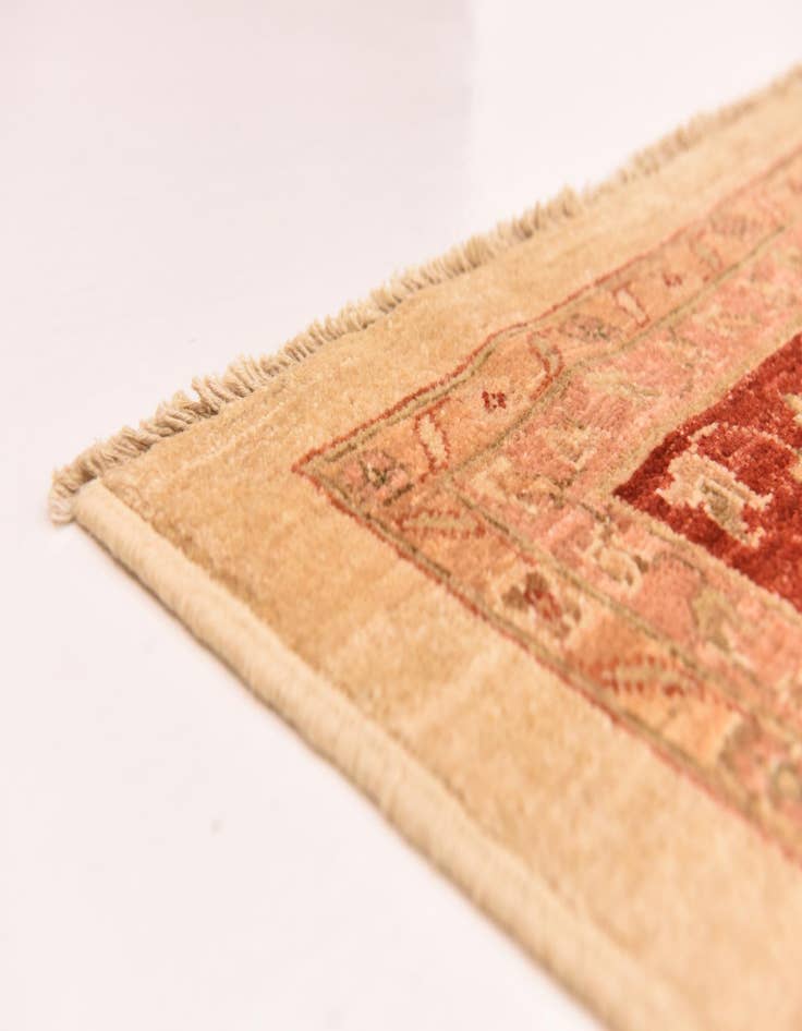 Detail image of 10' 1 x 12' 11  Hand Knotted Peshawar Ziegler Rug