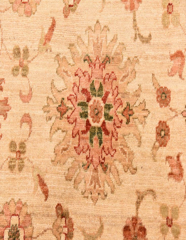 Detail image of 10' 1 x 12' 11  Hand Knotted Peshawar Ziegler Rug