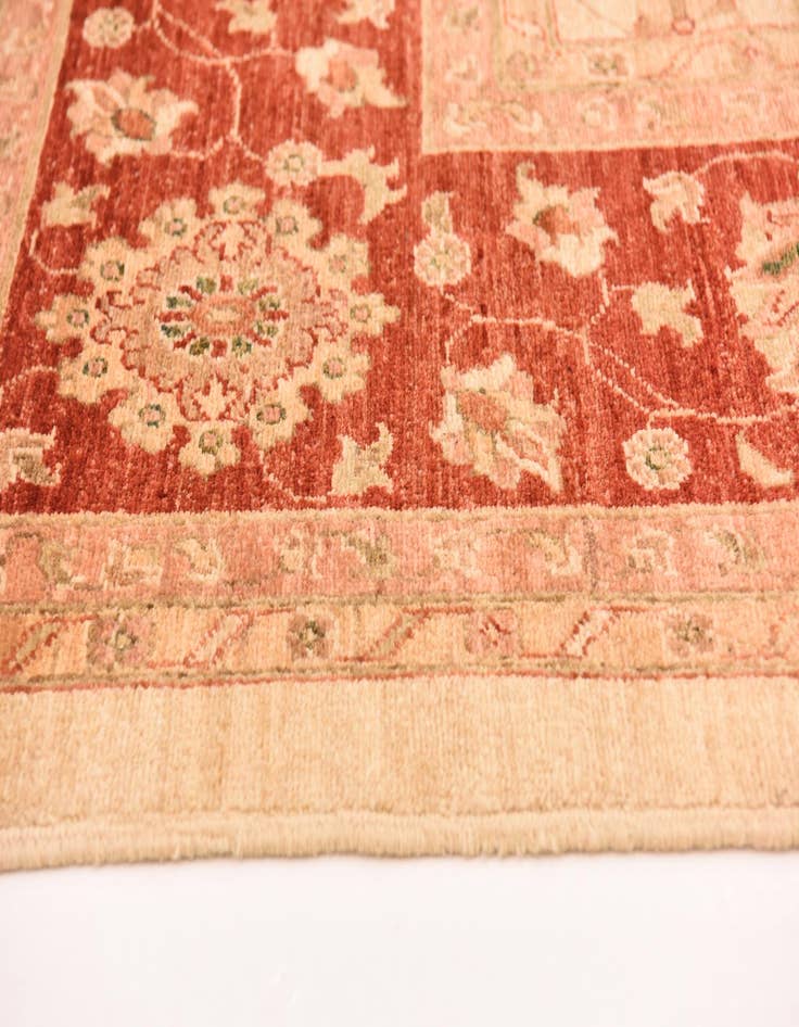 Detail image of 10' 1 x 12' 11  Hand Knotted Peshawar Ziegler Rug