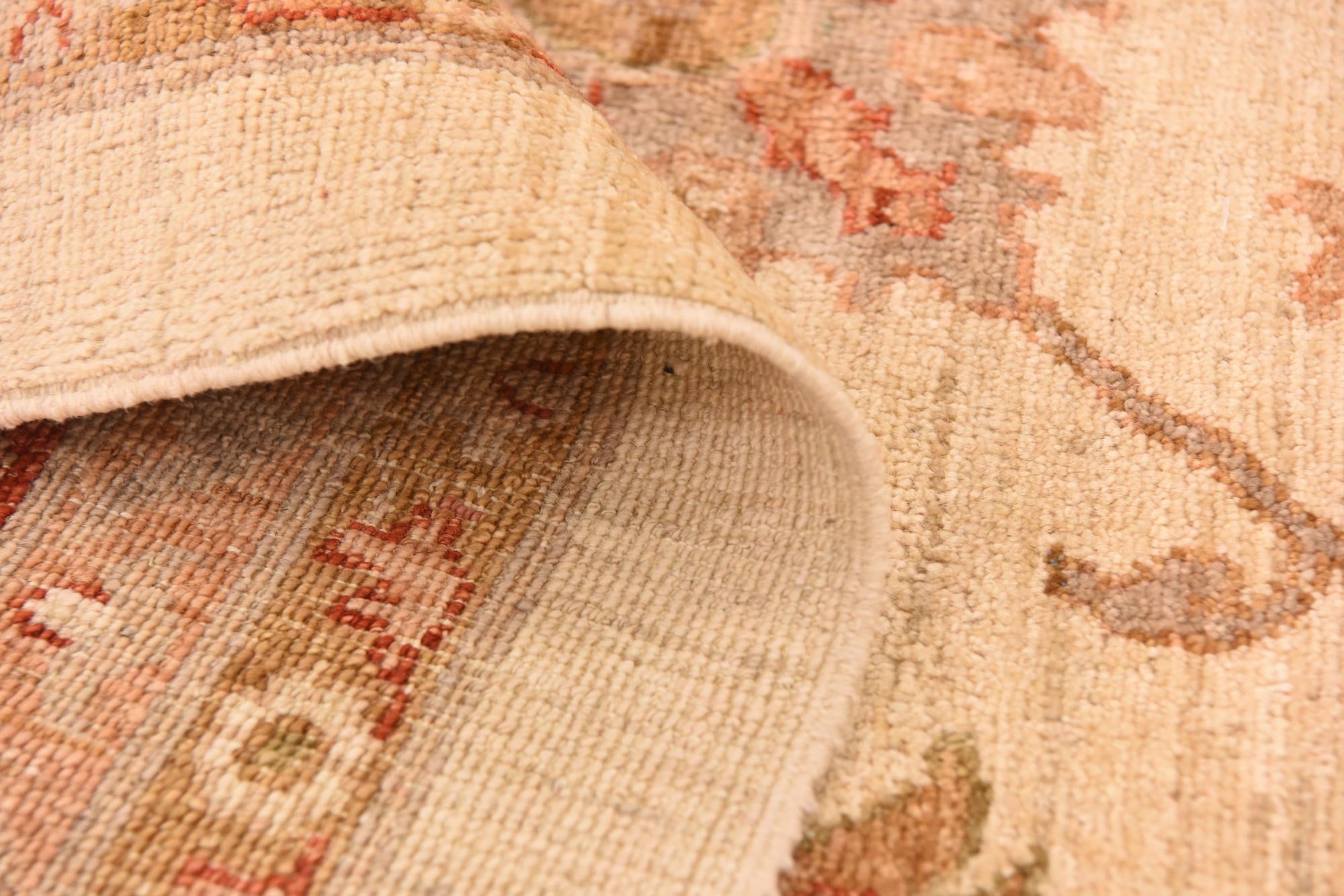 10' x 13' 9 Hand Knotted Peshawar Ziegler Rug
