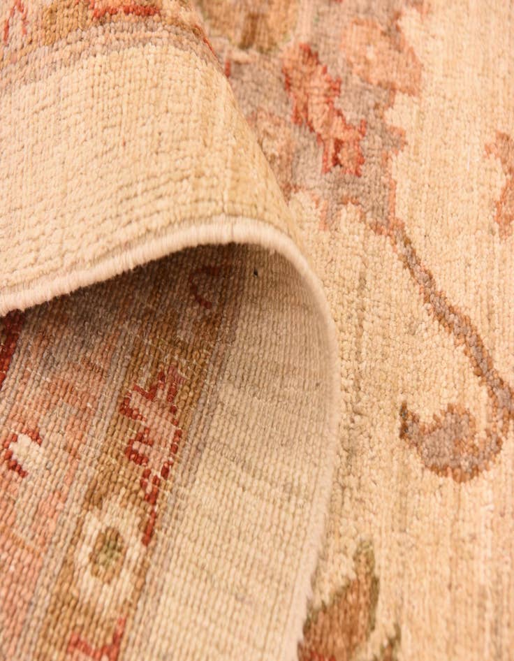 Detail image of 10' x 13' 9  Hand Knotted Peshawar Ziegler Rug