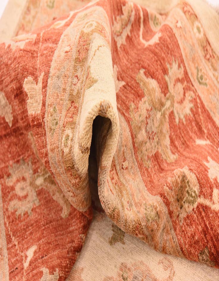 Detail image of 10' x 13' 9  Hand Knotted Peshawar Ziegler Rug