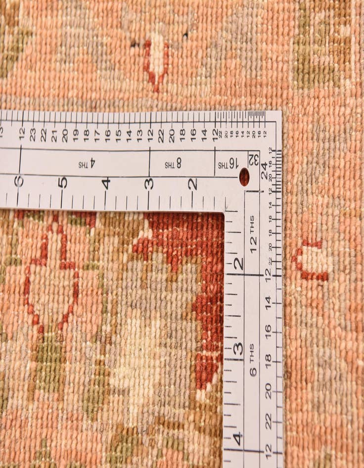 Detail image of 10' x 13' 9  Hand Knotted Peshawar Ziegler Rug