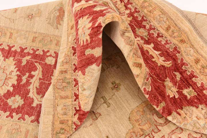 9' 11 x 12' 11 Hand Knotted Peshawar Ziegler Rug