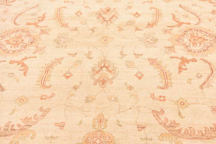 9' 11 x 12' 11 Hand Knotted Peshawar Ziegler Rug