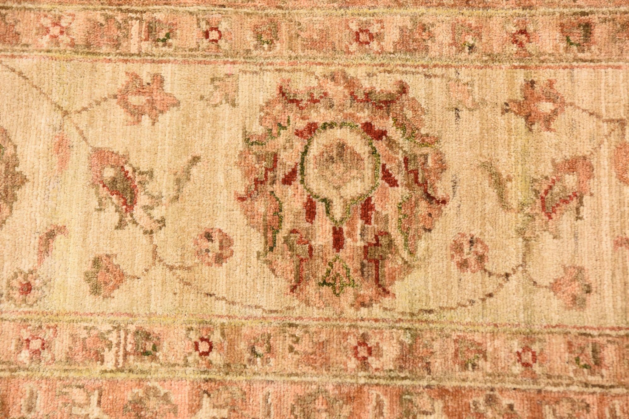 8' 3 x 12' 11 Hand Knotted Peshawar Ziegler Rug