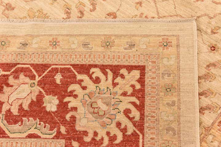 10' x 13' 2 Hand Knotted Peshawar Ziegler Rug