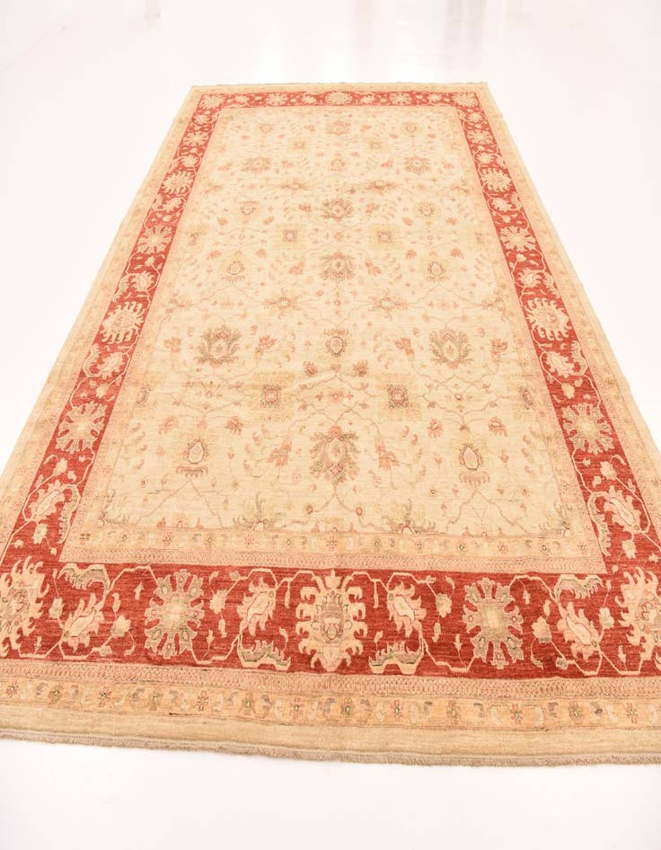 Detail image of 10' x 13' 2 Hand Knotted Peshawar Ziegler Rug