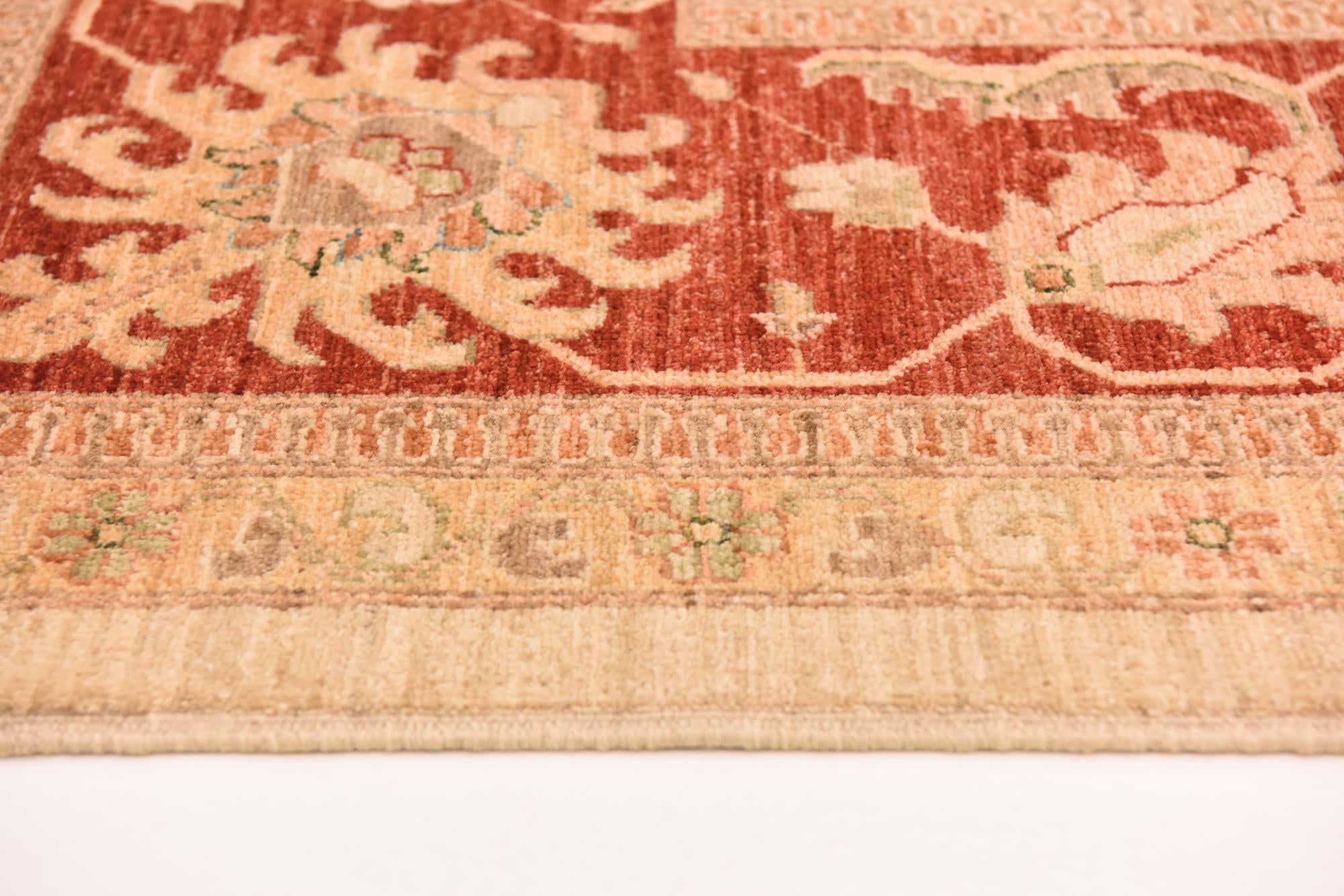 10' x 13' 2 Hand Knotted Peshawar Ziegler Rug
