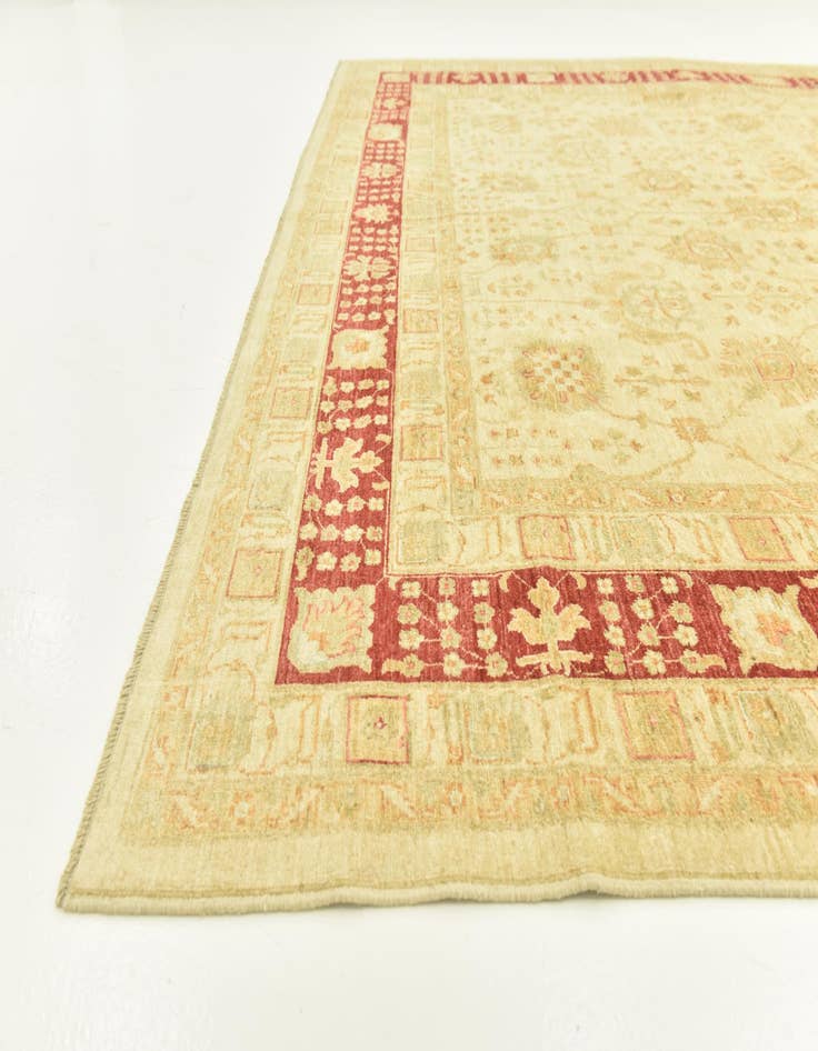 Detail image of 9' 9 x 12' 9  Hand Knotted Peshawar Ziegler Rug