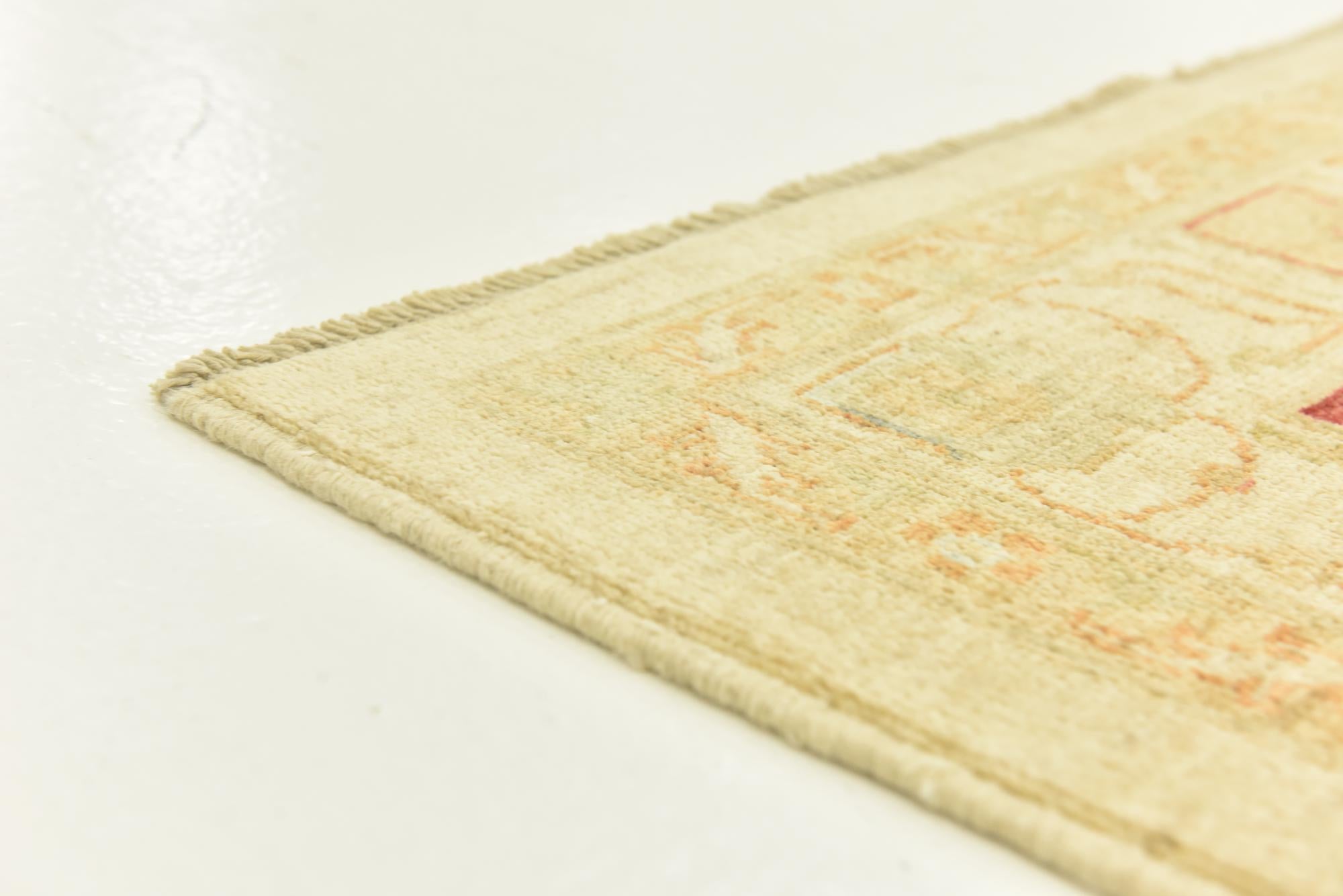9' 9 x 12' 9 Hand Knotted Peshawar Ziegler Rug
