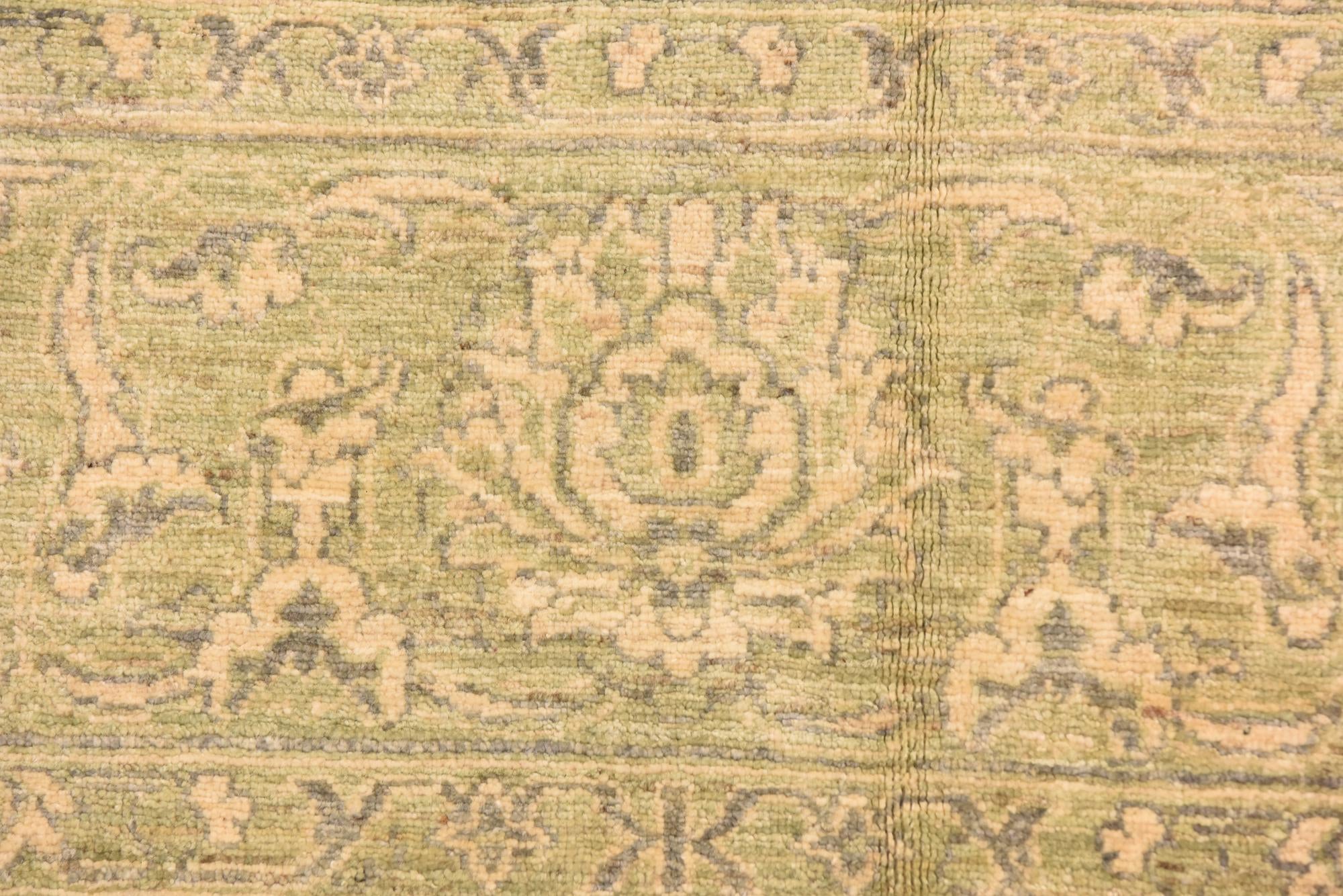 8' 4 x 11' 6 Hand Knotted Peshawar Ziegler Rug