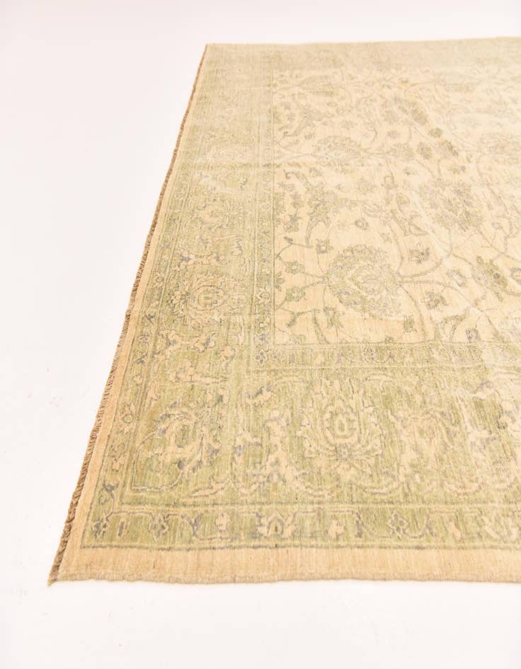 Detail image of 8' 4 x 11' 6  Hand Knotted Peshawar Ziegler Rug