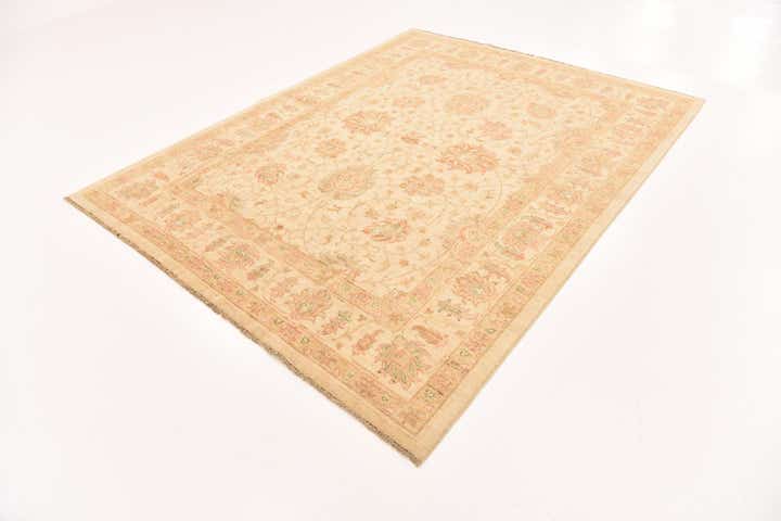 6' 5 x 8' 3 Hand Knotted Peshawar Ziegler Rug