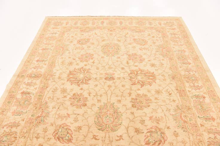 Detail image of 6' 5 x 8' 3 Hand Knotted Peshawar Ziegler Rug