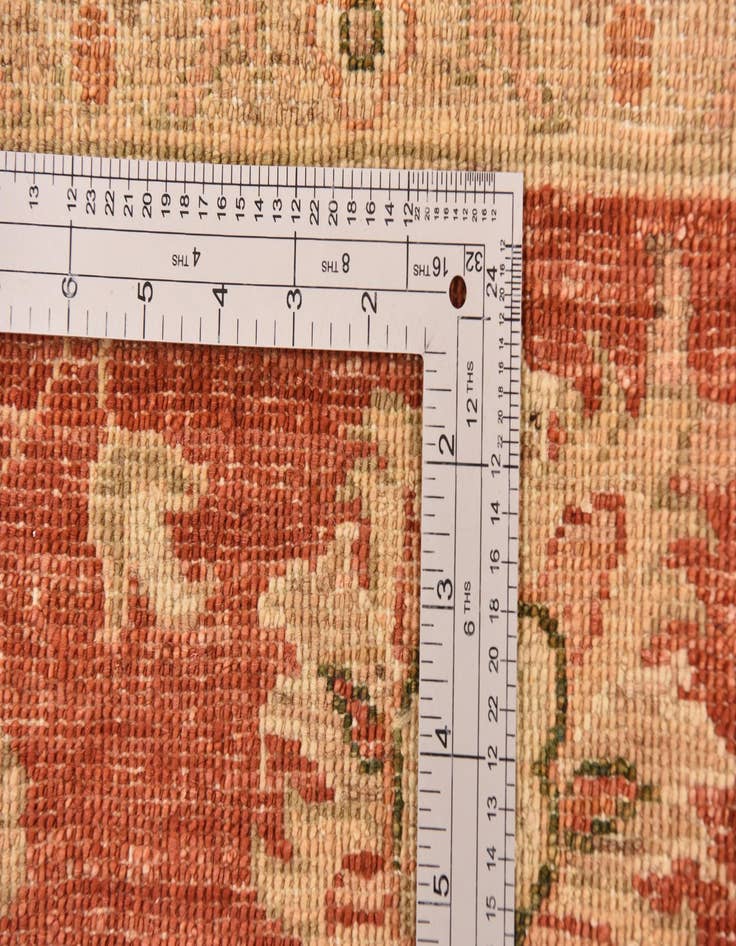 Detail image of 6' 8 x 8' 2  Hand Knotted Peshawar Ziegler Rug