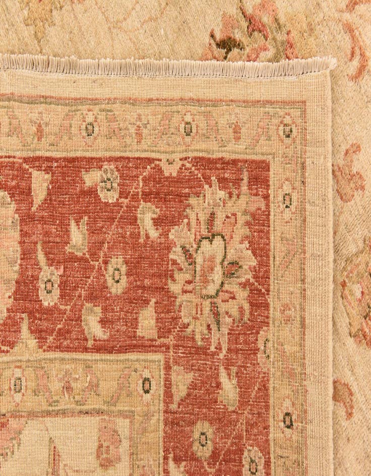 Detail image of 6' 8 x 8' 2  Hand Knotted Peshawar Ziegler Rug