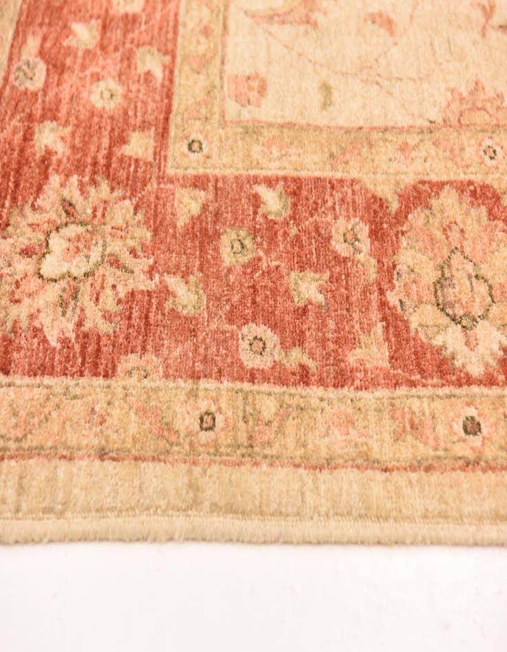 Detail image of 6' 8 x 8' 2  Hand Knotted Peshawar Ziegler Rug