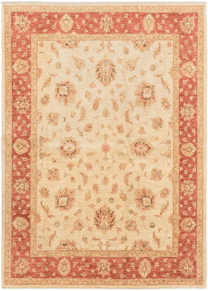 6' 8 x 8' 2 Hand Knotted Peshawar Ziegler Rug