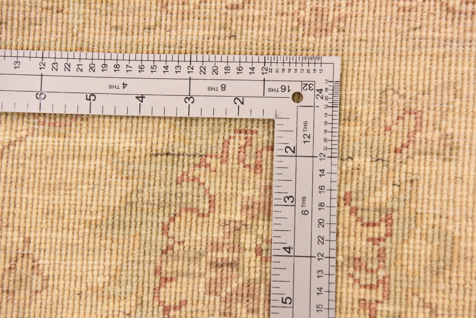 5' 8 x 7' 11 Hand Knotted Peshawar Ziegler Rug