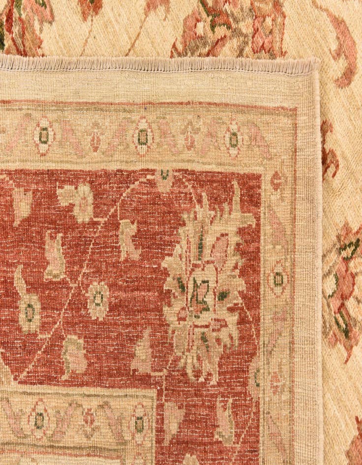 Detail image of 6' 3 x 8' 3  Hand Knotted Peshawar Ziegler Rug